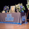 A memorial Kaylie Inman was set up in the BCHS auditorium last Wednesday. The 15-year-old was killed in a traffic accident late the night before.